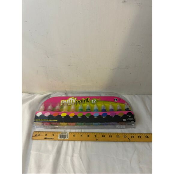 Tulip puffy paint 12 pack set 1.00 oz each 2010 new. sealed. - Picture 4 of 8